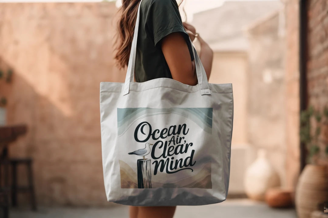 Coastal Aesthetic Beach Tote Bag