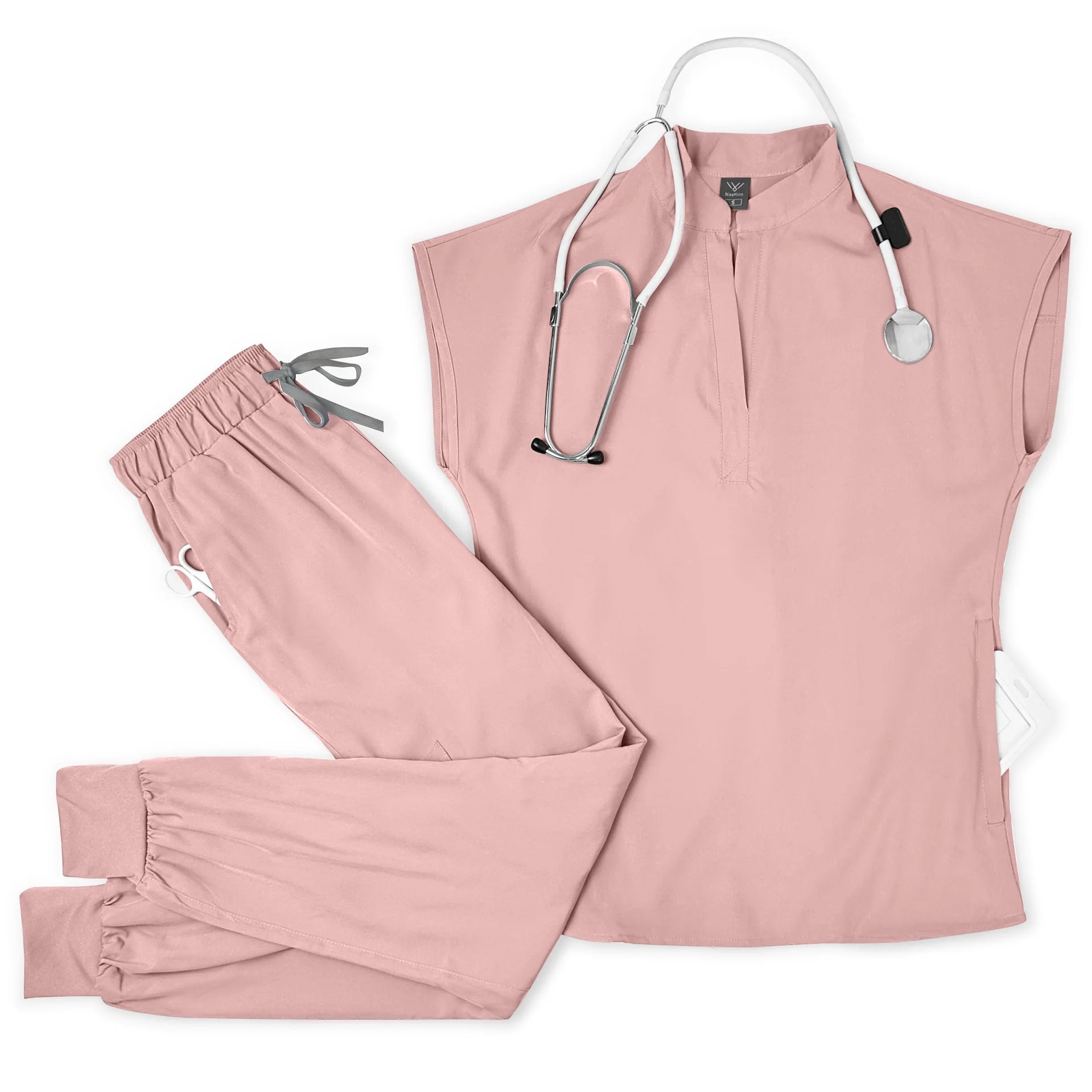 Hot Sale Breathable Durable Scrubs Work Wear Men Nurse Doctor Healthcare Pharmacy Uniforms Short Sleeve Top Pants