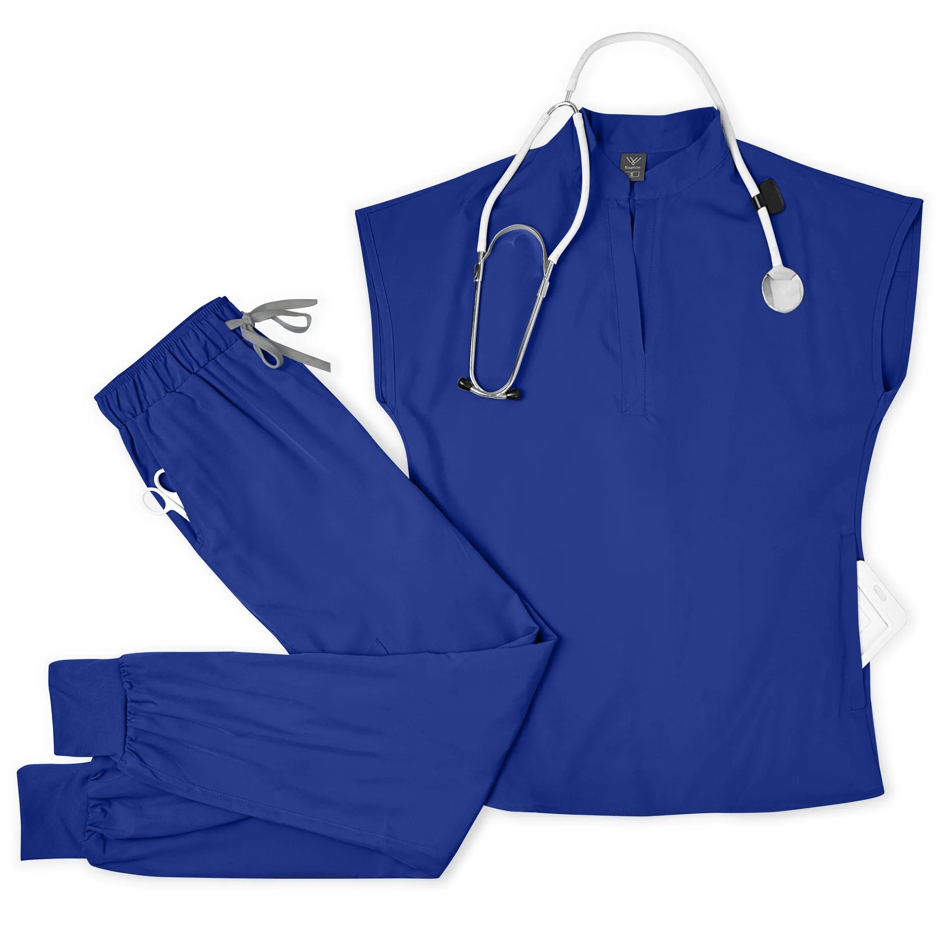 Hot Sale Breathable Durable Scrubs Work Wear Men Nurse Doctor Healthcare Pharmacy Uniforms Short Sleeve Top Pants