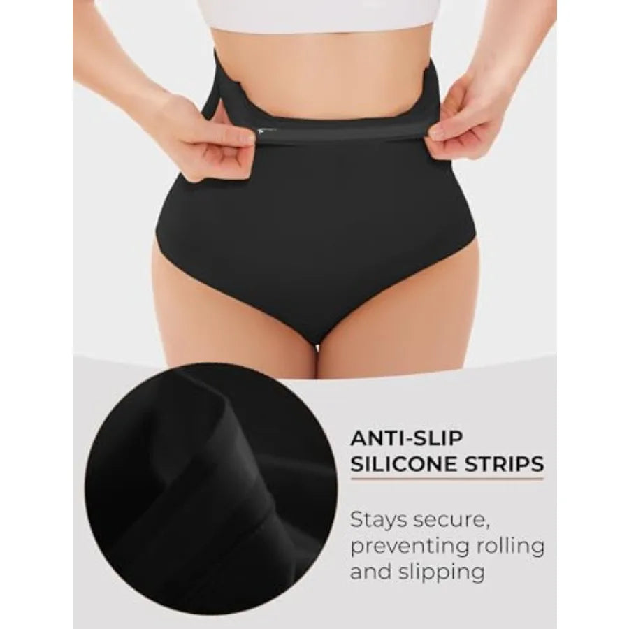 Tummy Control Shapewear Underwear for Women, Seamless Faja Body Shaper Briefs, High Waist Shorts Panties