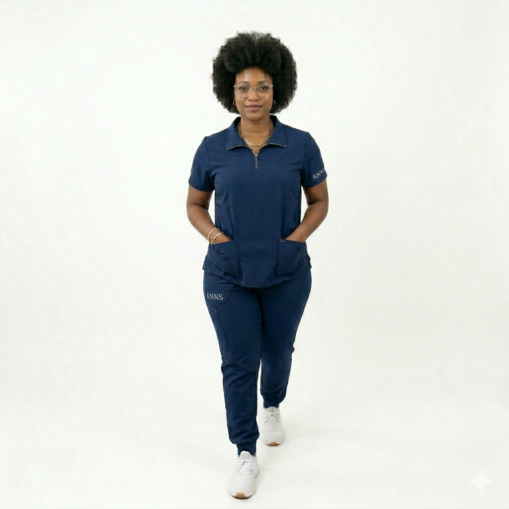 Women's Stretch Scrub Set with Pockets