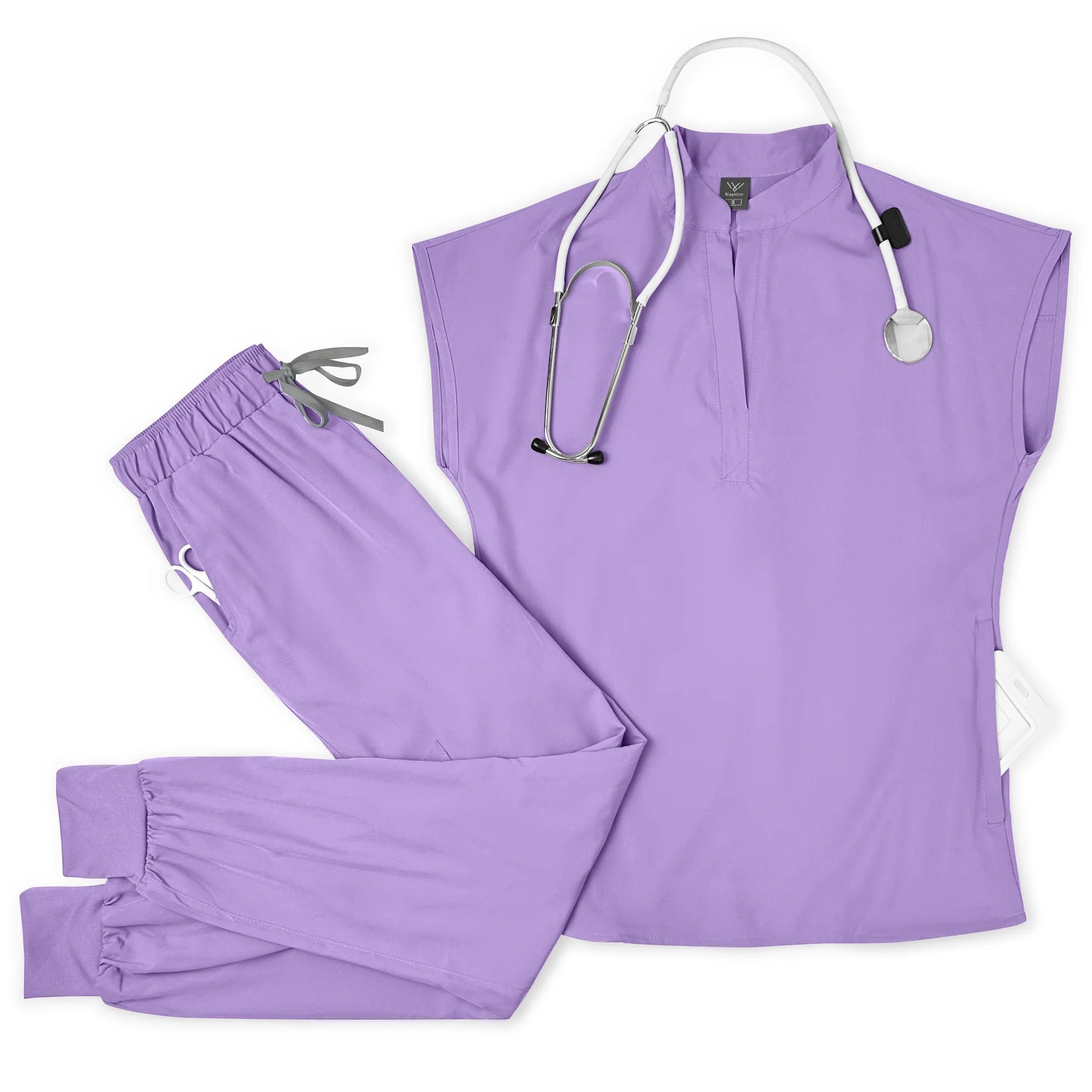 Hot Sale Breathable Durable Scrubs Work Wear Men Nurse Doctor Healthcare Pharmacy Uniforms Short Sleeve Top Pants
