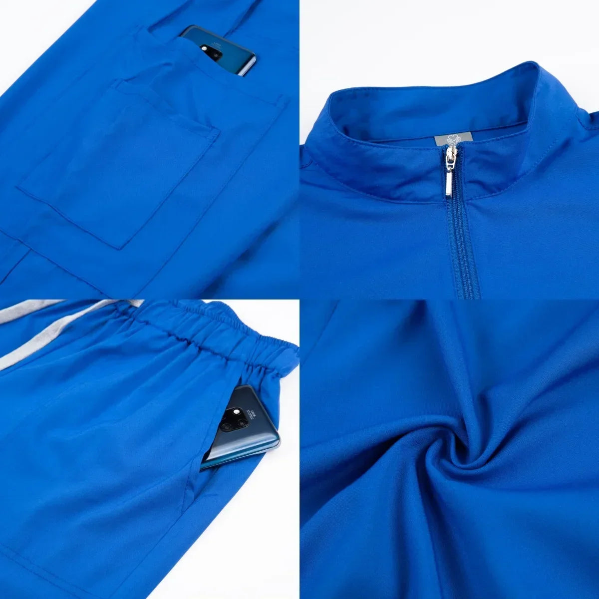Wholesale Scrubs Uniforms Sets Medical Scrub Stretch Suit Healthcare Nursing Articles Unisex Surgical Uniforms Woman Men Uniform