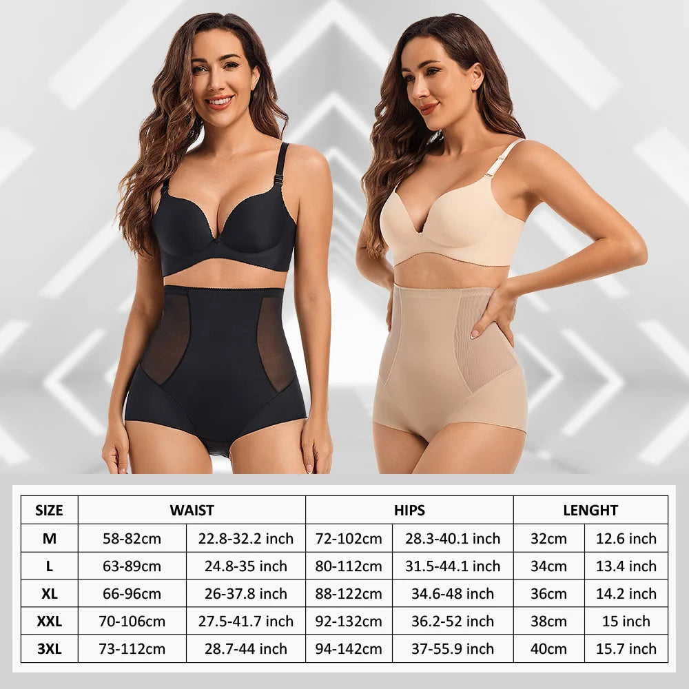Shapewear Woman Tummy Control Breathable Plus Size High Waist butt lifting Shorts For body Shapers Woman