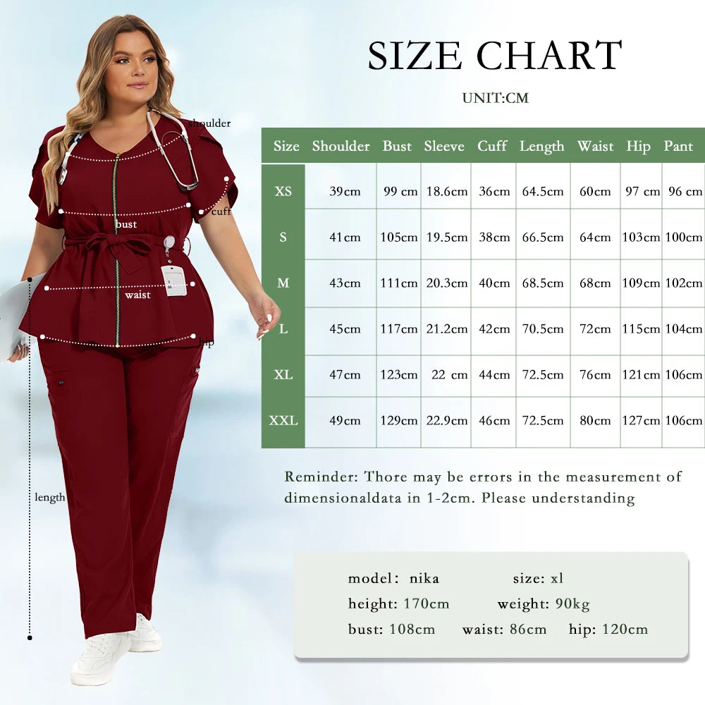Hot Sales Scrub Sets Uniform Women Joggers Breathable Dentist Veterinary Scrubs Pet Store Pharmacy Worker Uniforms Fashion Scrub